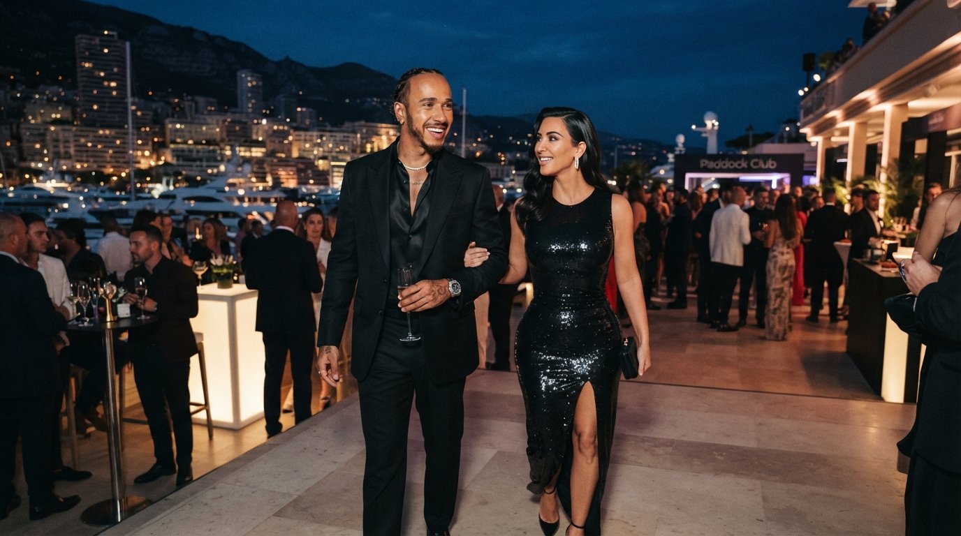 Lewis Hamilton Kim Kardashian